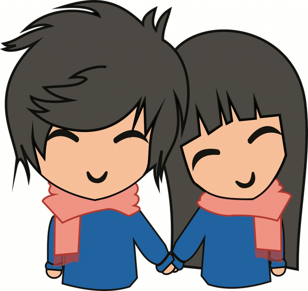 Cute Couple Cartoon Drawings Cartoon Couple Drawing - Drawing Art