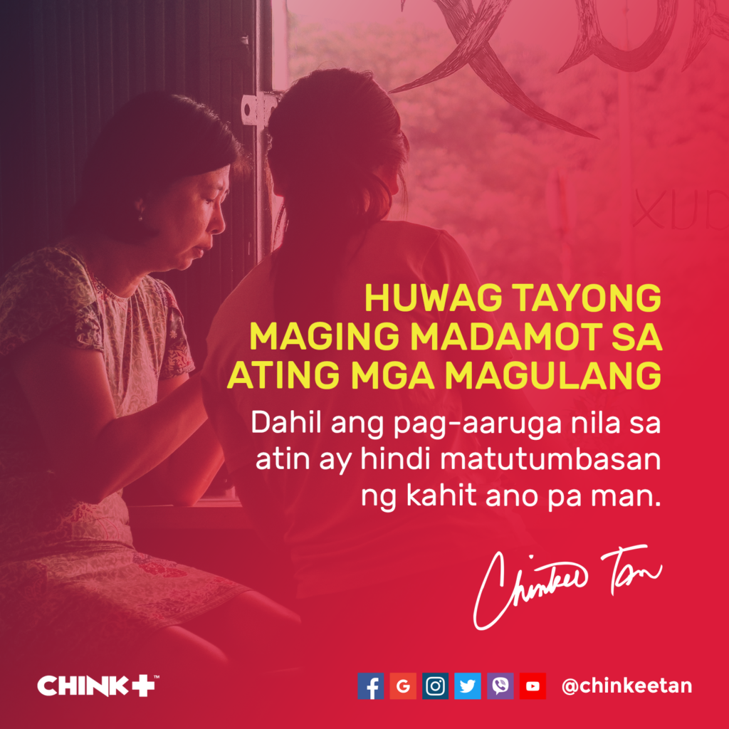 MADAMOT KA BA SA MAGULANG? SANA HINDI NAMAN  Chinkee Tan