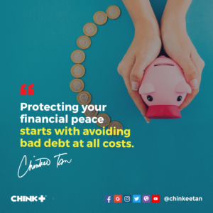 Protecting your financial peace starts with avoiding bad debt at all costs.